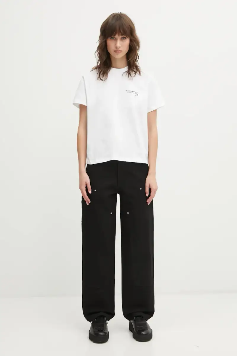 pantaloni W Brandon Double Knee Pant donna colore nero I036352.8901 miniatura 5