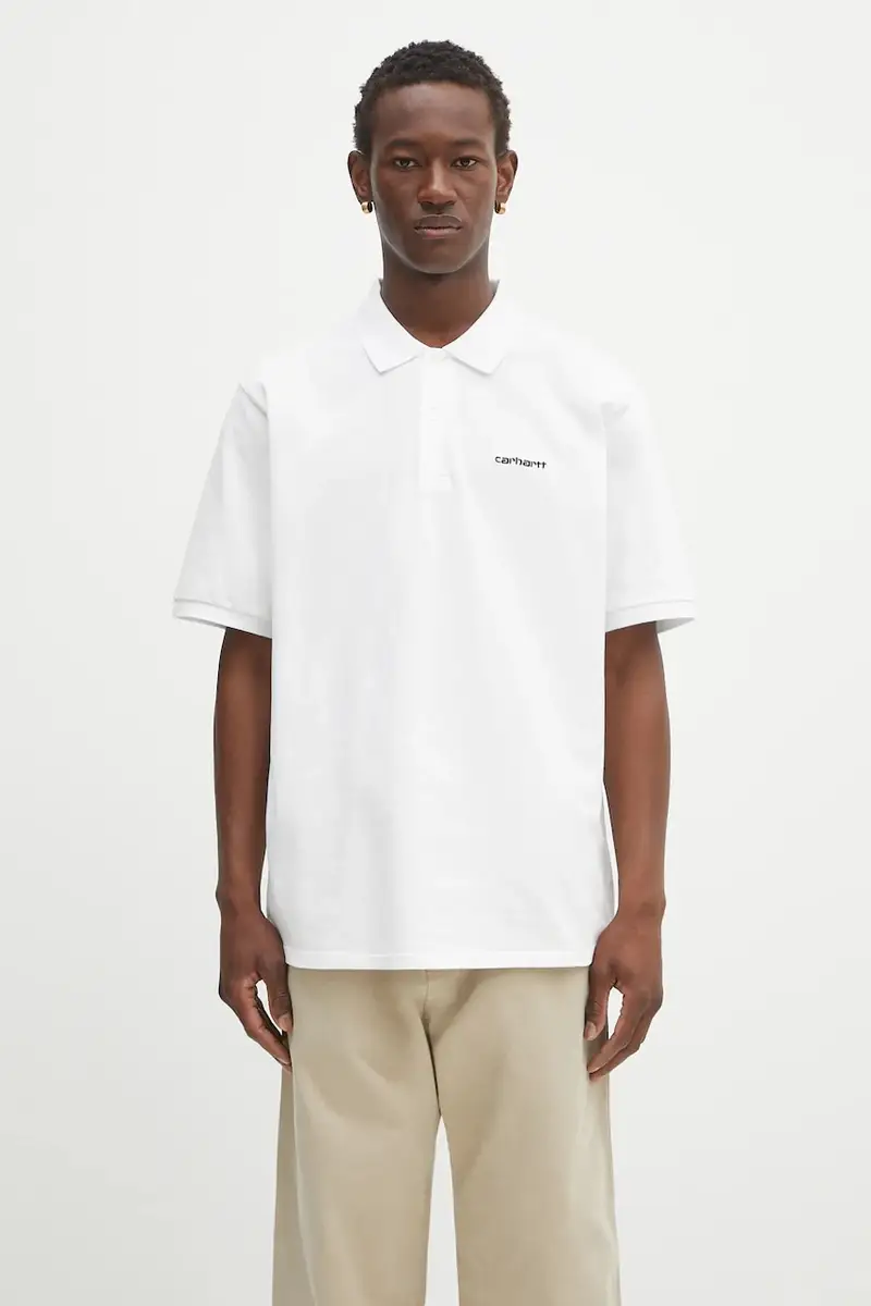 Carhartt WIP Polo Uomo Bianco 2245019
