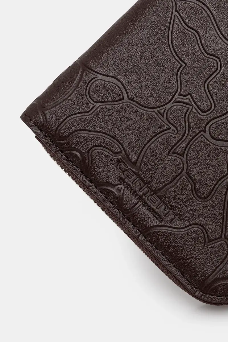 portafoglio in pelle Camo Duck Wallet colore marrone I035402.3BXXX miniatura 3