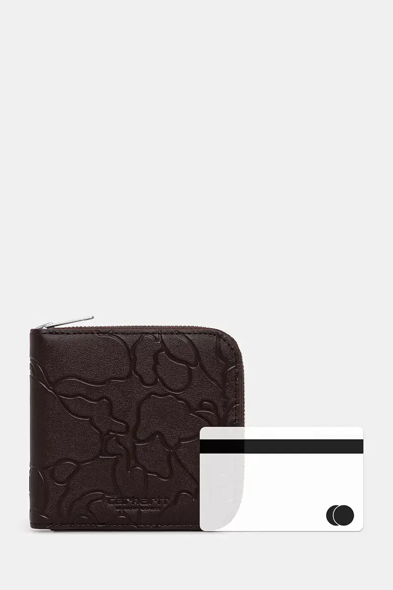 portafoglio in pelle Camo Duck Wallet colore marrone I035402.3BXXX miniatura 5