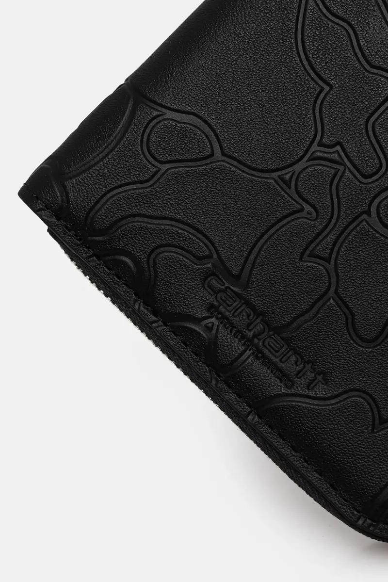 portafoglio in pelle Camo Duck Wallet colore nero I035402.00EXX miniatura 3