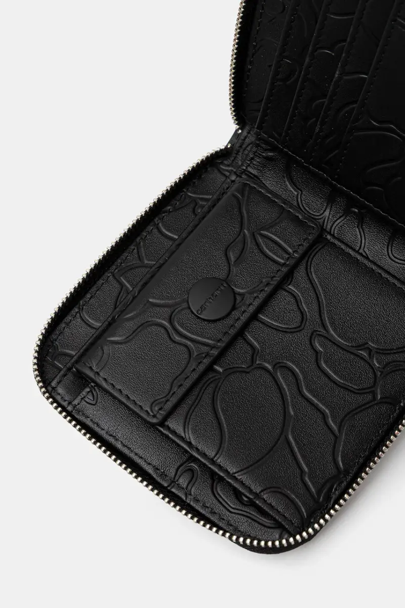 portafoglio in pelle Camo Duck Wallet colore nero I035402.00EXX miniatura 4