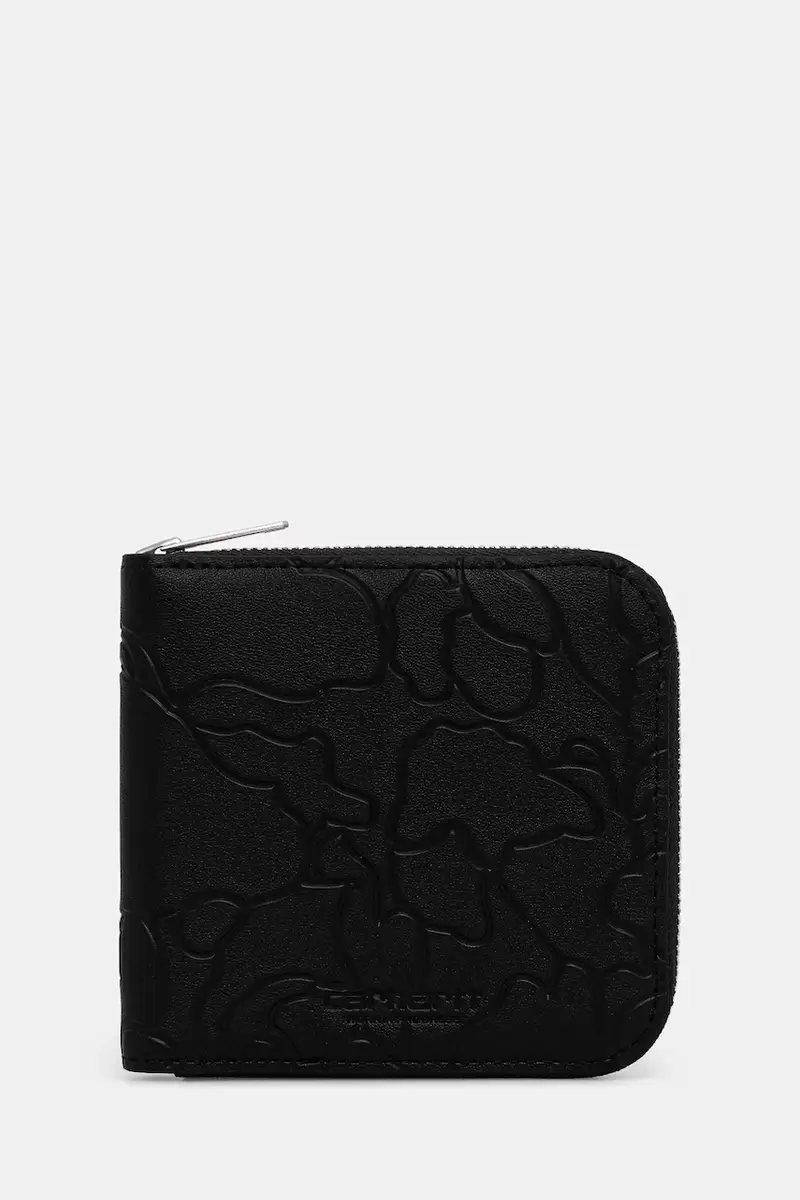 portafoglio in pelle Camo Duck Wallet colore nero I035402.00EXX