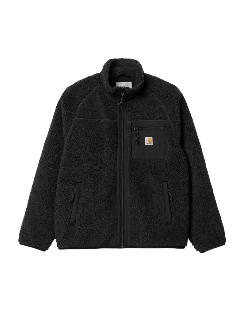 Prentis liner jacket pile invernale con zip - Black/Black S