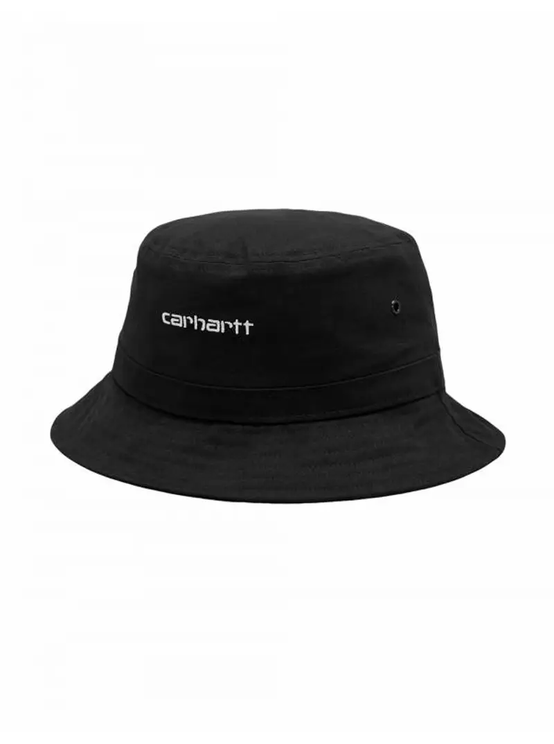 Carhartt Wip script bucket hat - black/white S/M