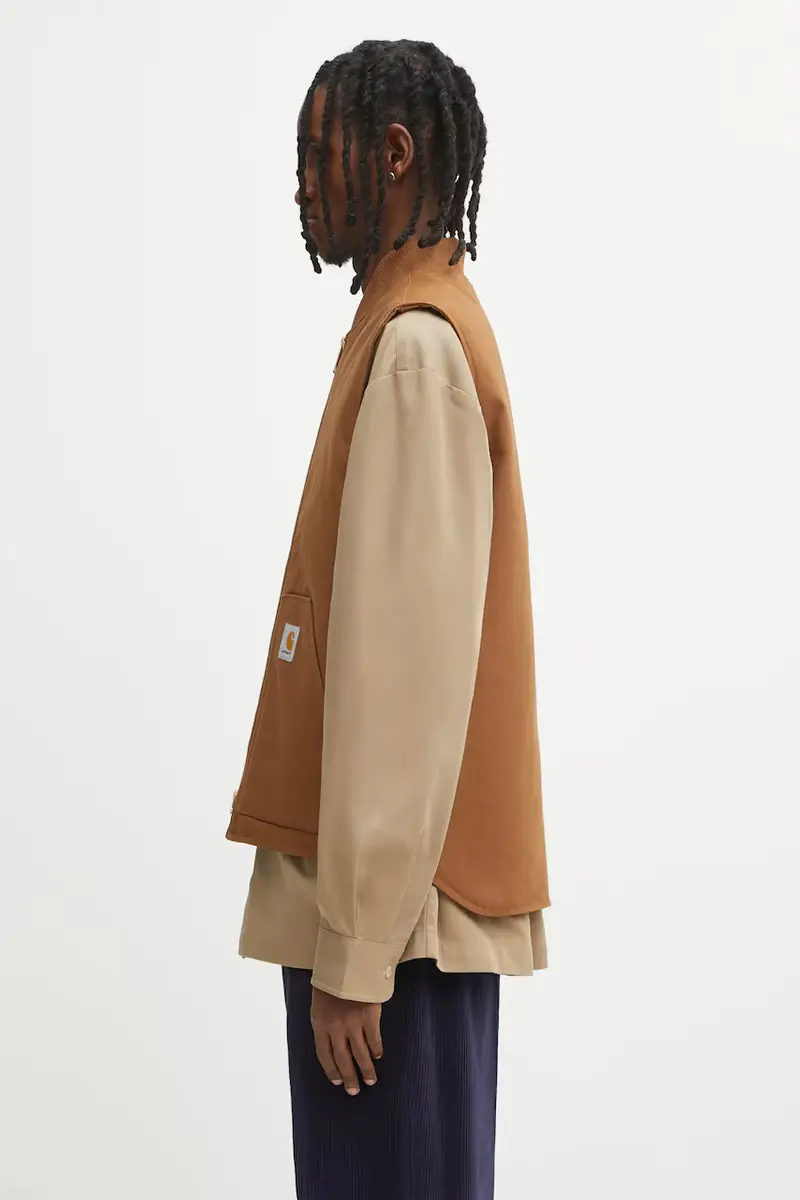 smanicato Classic Vest colore marrone I035695.HZ01 miniatura 2