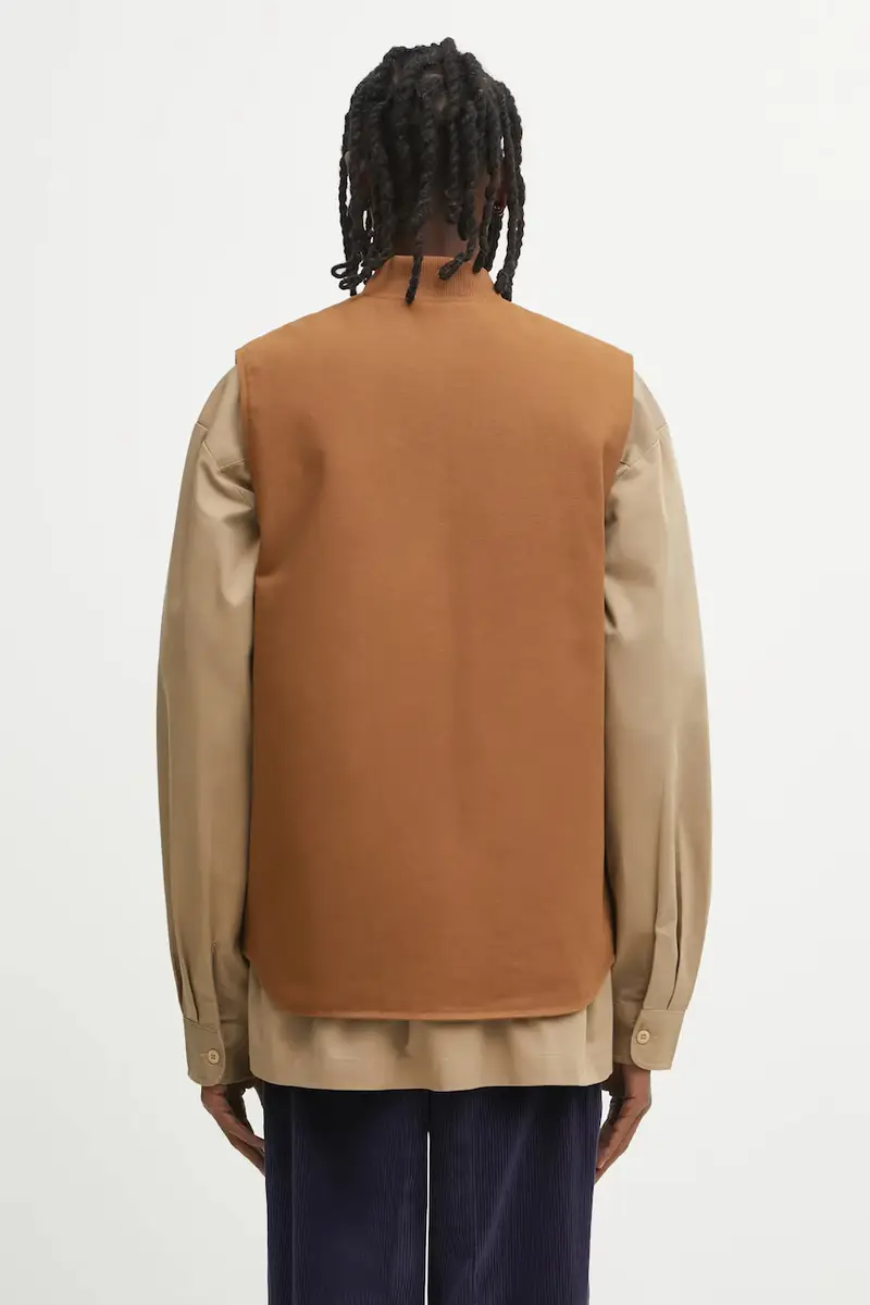 smanicato Classic Vest colore marrone I035695.HZ01 miniatura 3