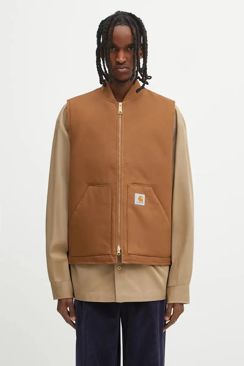 smanicato Classic Vest colore marrone I035695.HZ01