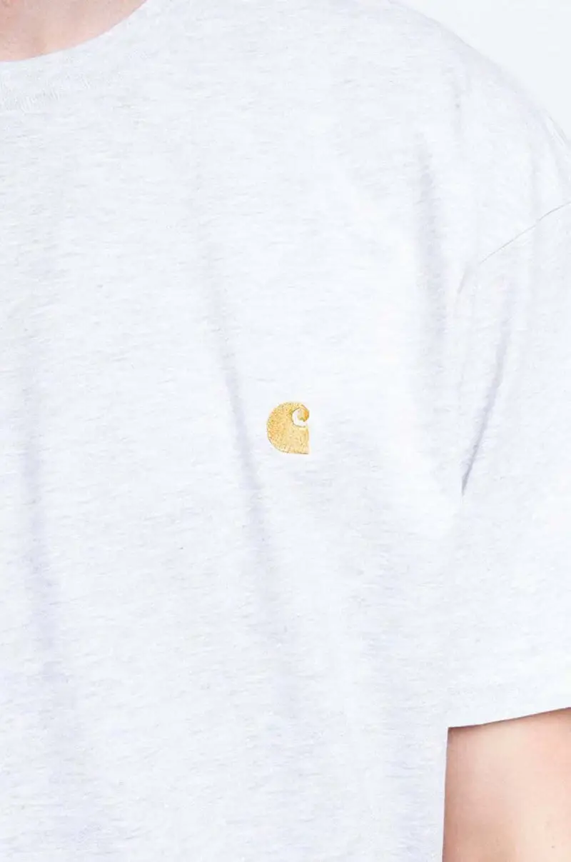 Carhartt WIP T-shirt Uomo Grigio 3171850 miniatura 4