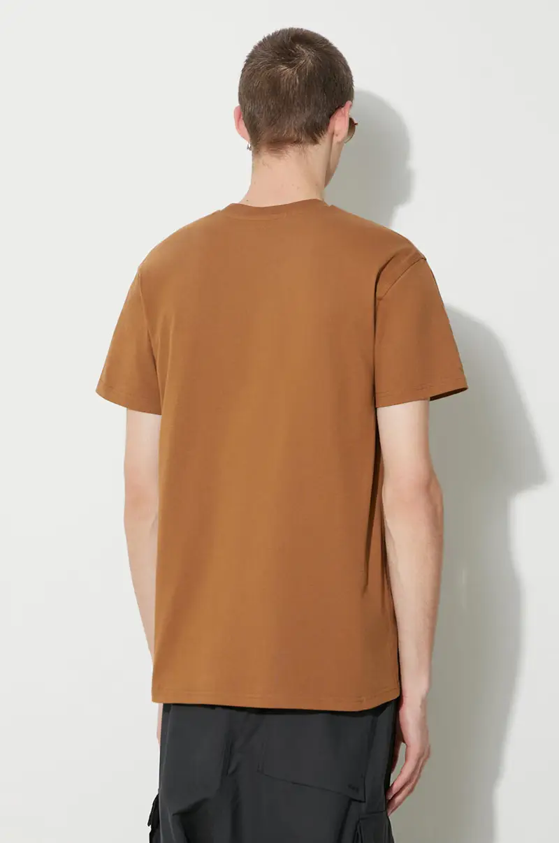 Carhartt WIP T-shirt Uomo Marrone 3484383 miniatura 3