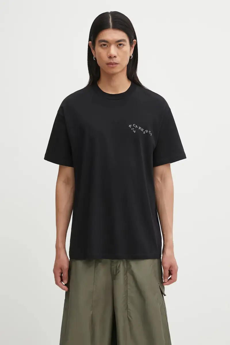 Carhartt WIP T-shirt Uomo Nero 2722587 miniatura 3