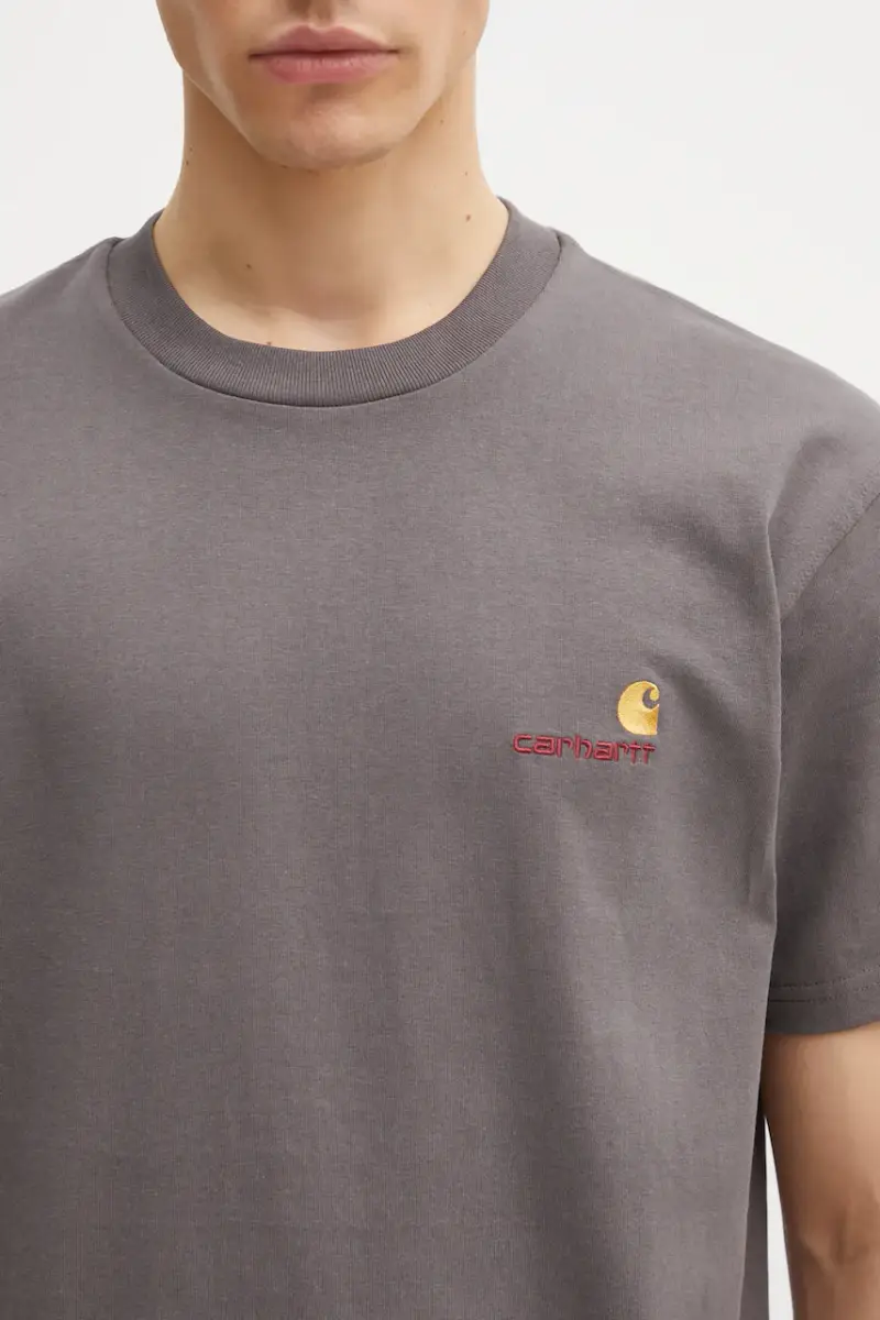 Carhartt WIP T-shirt Uomo Marrone 3527998 miniatura 4