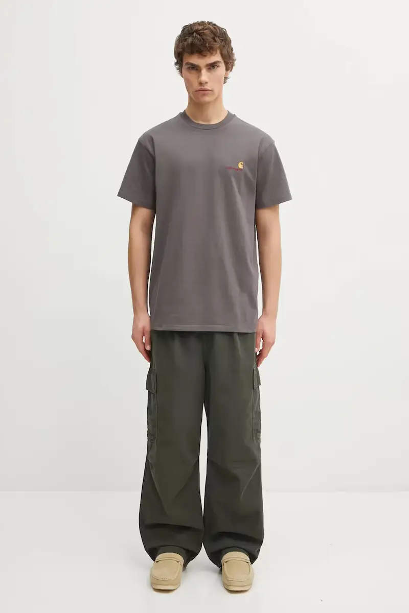 Carhartt WIP T-shirt Uomo Marrone 3527998 miniatura 5