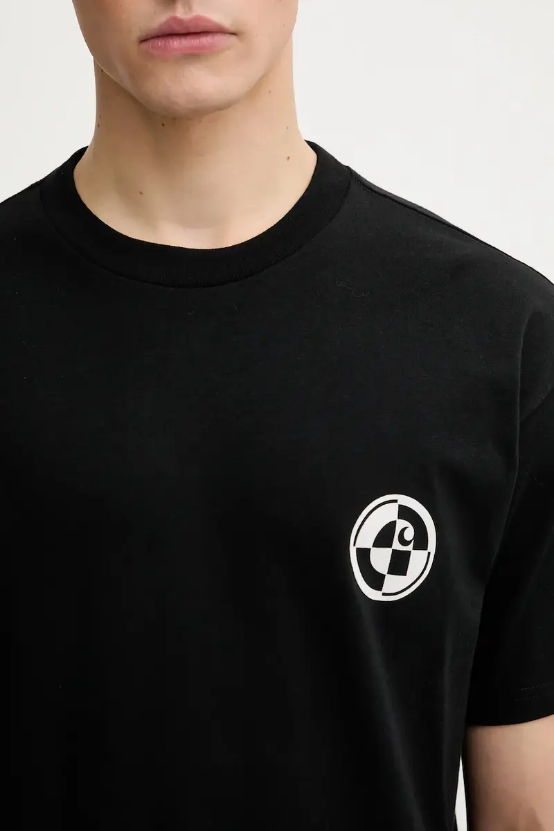 Carhartt WIP T-shirt Uomo Nero 3881407 miniatura 5