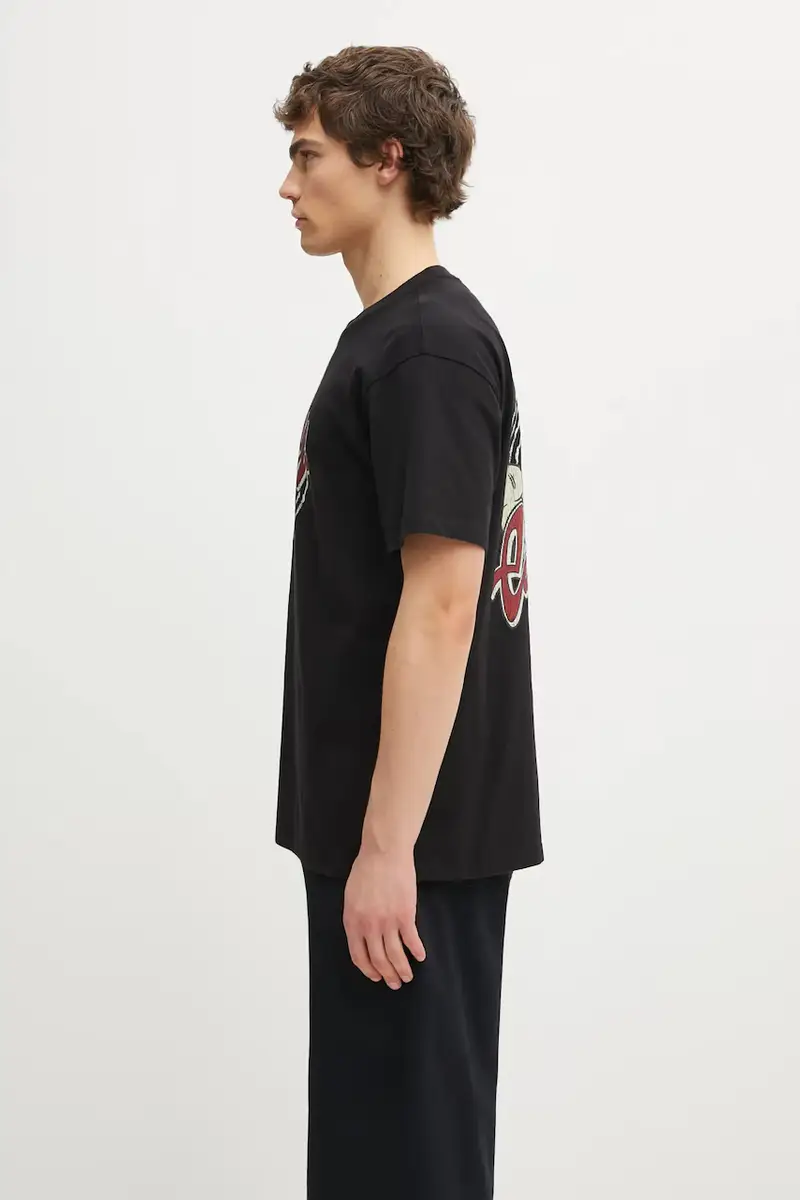 Carhartt WIP T-shirt Uomo Nero 3528174 miniatura 2