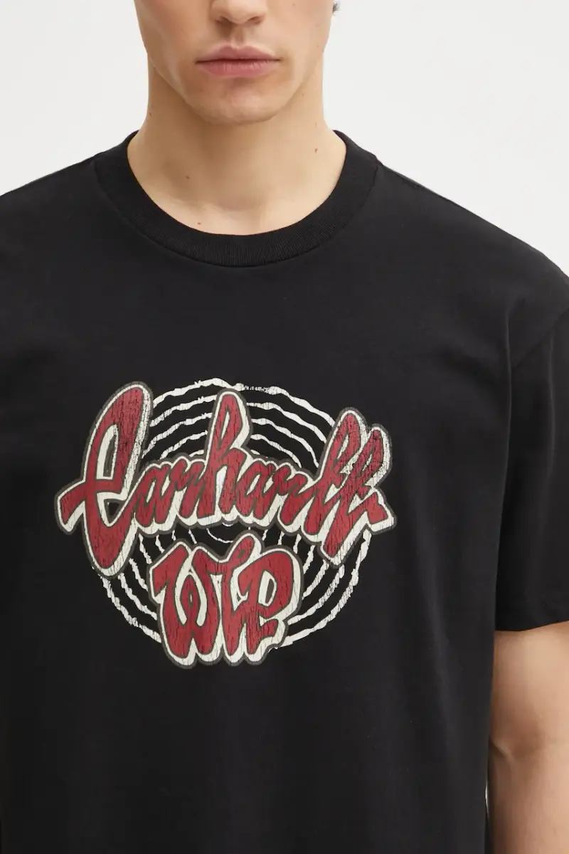 Carhartt WIP T-shirt Uomo Nero 3528174 miniatura 4