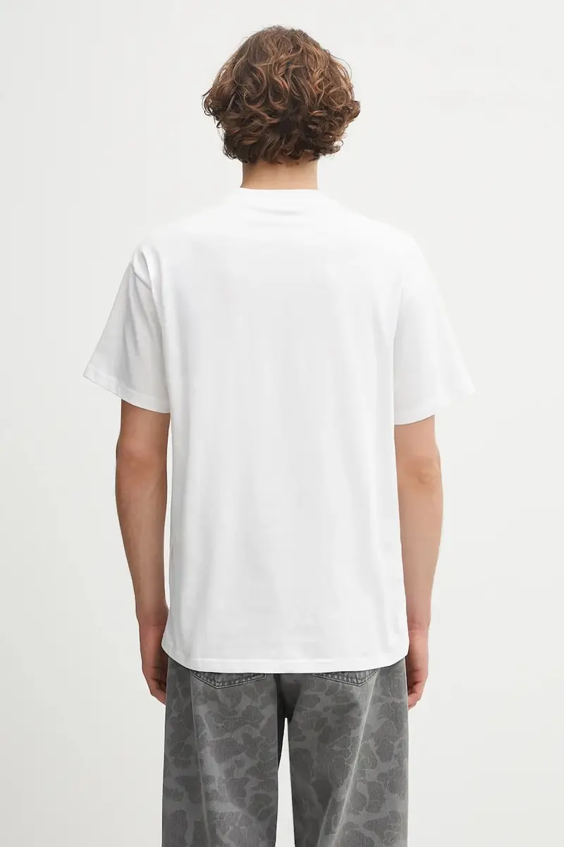 Carhartt WIP T-shirt Uomo Bianco 2455438 miniatura 3