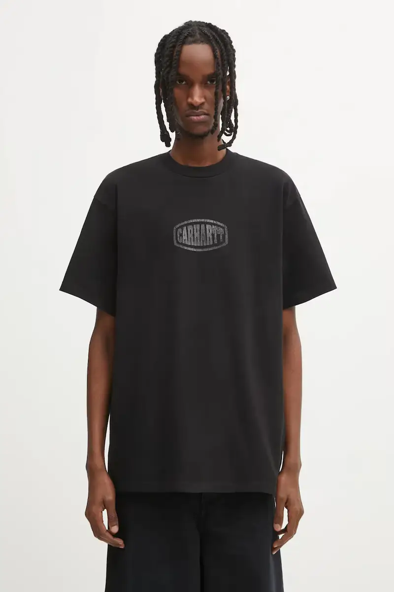 Carhartt WIP T-shirt Uomo Nero 3039562 miniatura 3