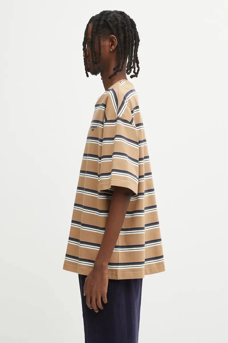 Carhartt WIP T-shirt Uomo Marrone 2988255 miniatura 2