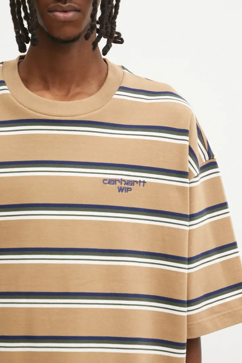 Carhartt WIP T-shirt Uomo Marrone 2988255 miniatura 4