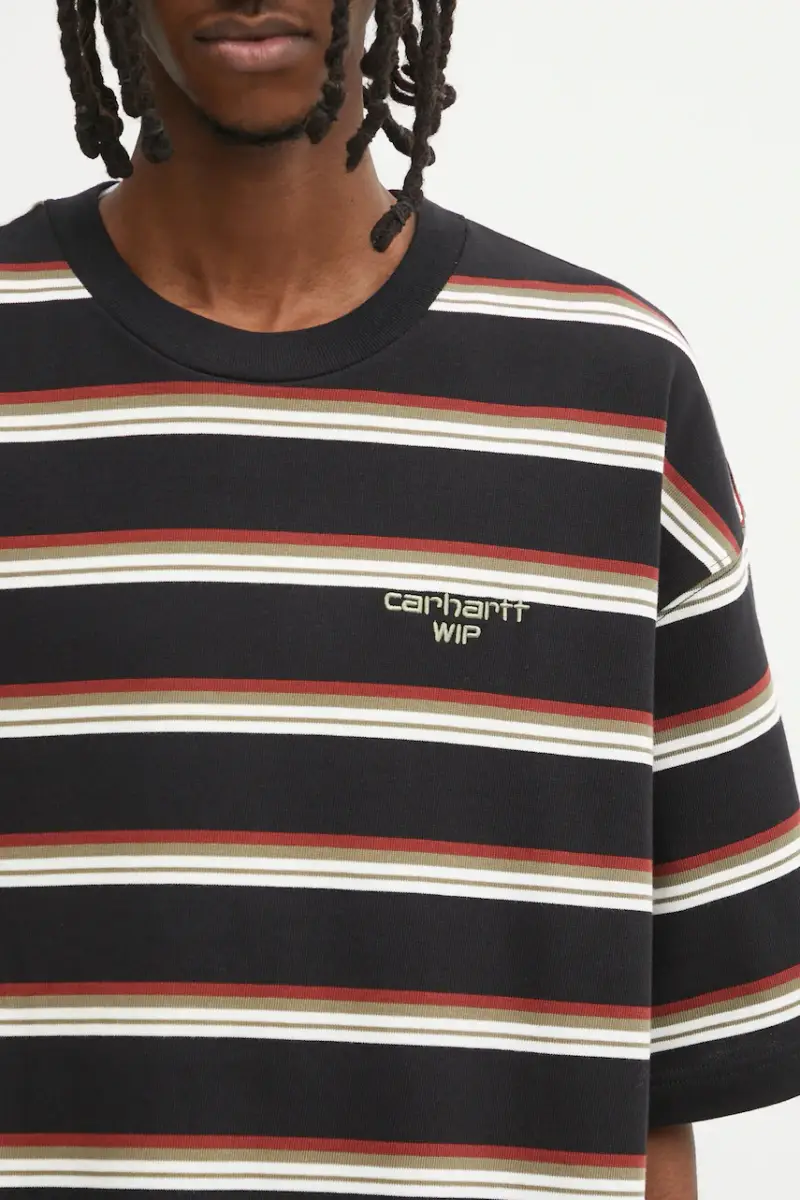 Carhartt WIP T-shirt Uomo Nero 2988492 miniatura 4