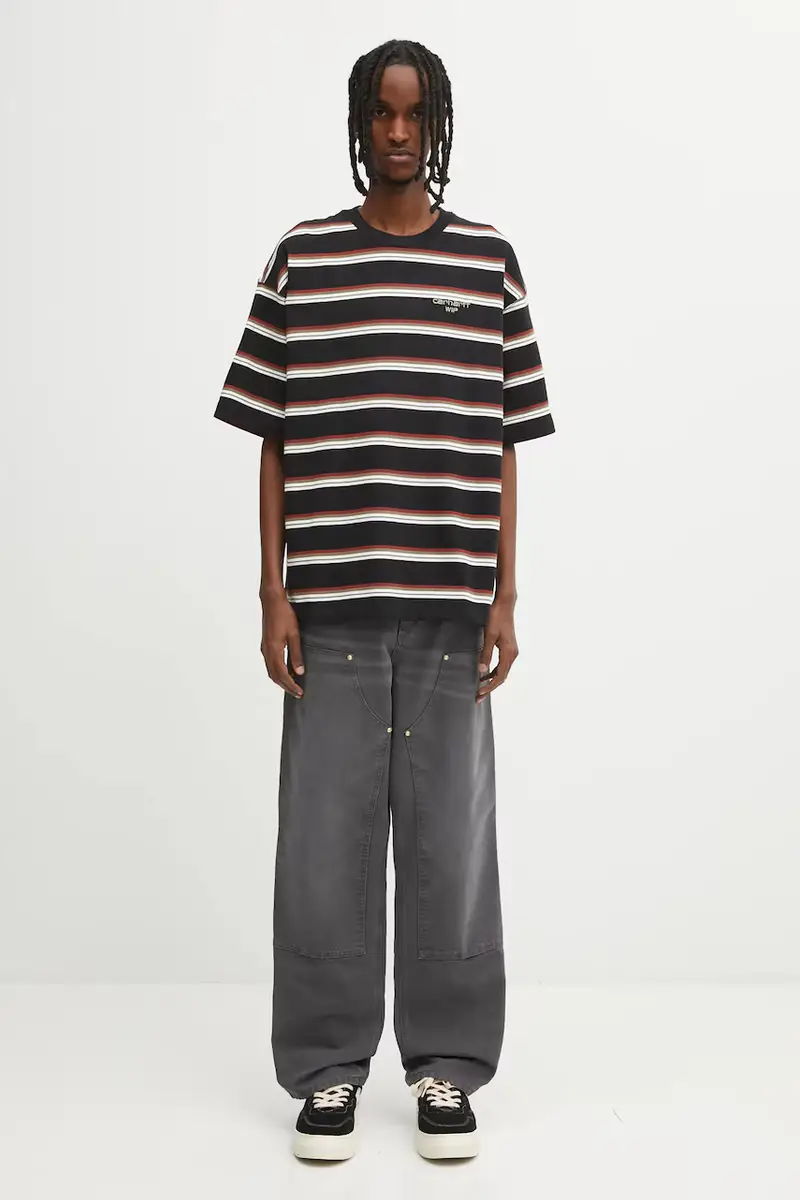 Carhartt WIP T-shirt Uomo Nero 2988492 miniatura 5