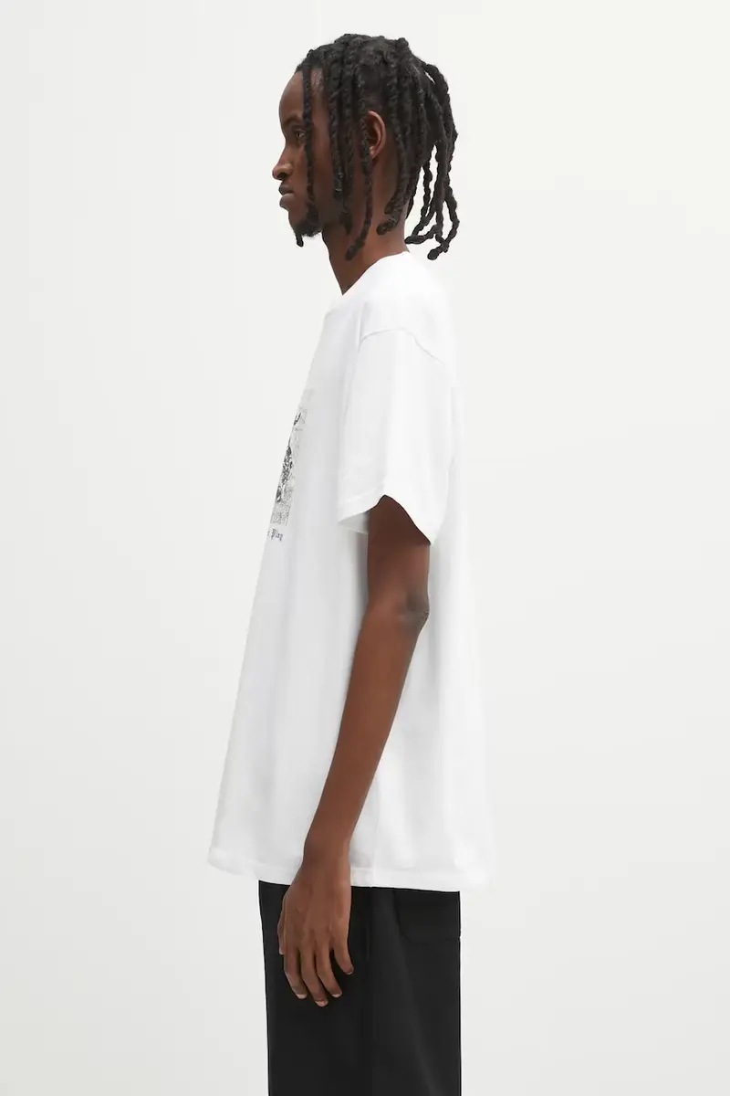 Carhartt WIP T-shirt Uomo Bianco 3039471 miniatura 2