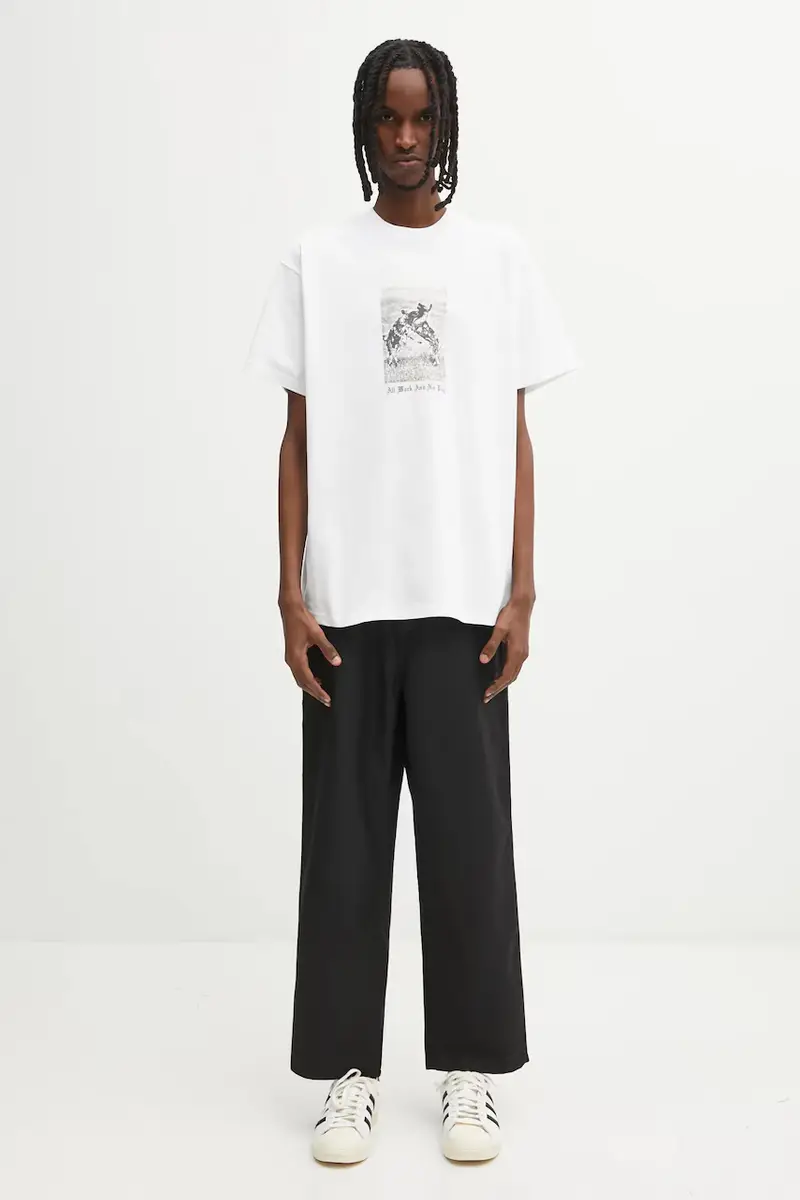 Carhartt WIP T-shirt Uomo Bianco 3039471 miniatura 5