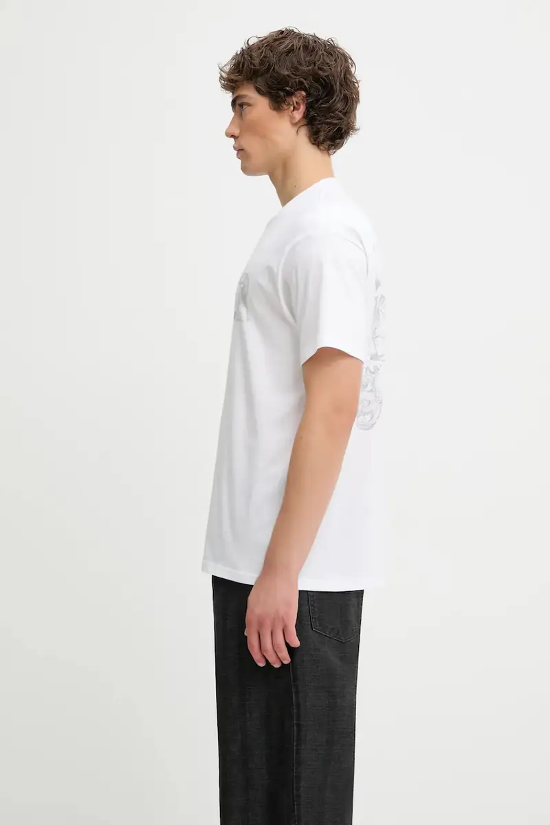 Carhartt WIP T-shirt Uomo Bianco 2734030 miniatura 2