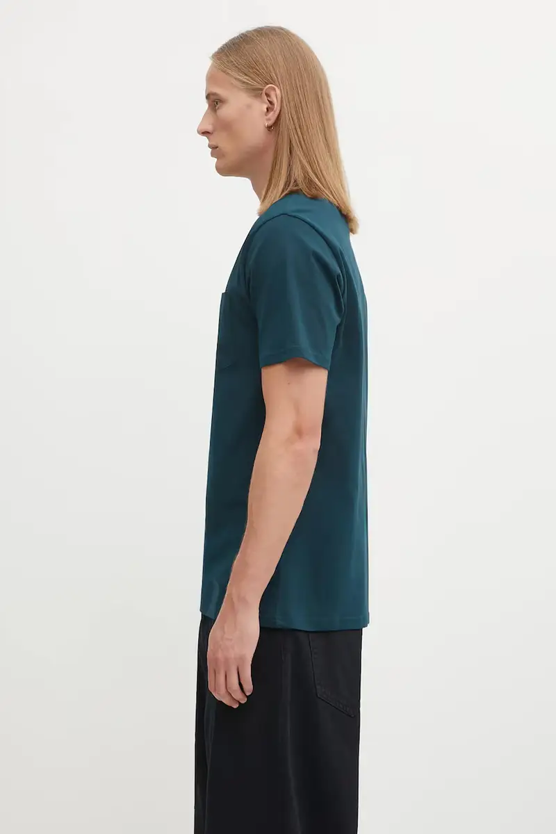 Carhartt WIP T-shirt Uomo Verde 2471162 miniatura 2