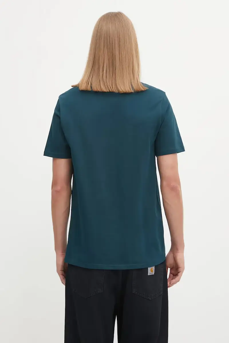 Carhartt WIP T-shirt Uomo Verde 2471162 miniatura 3