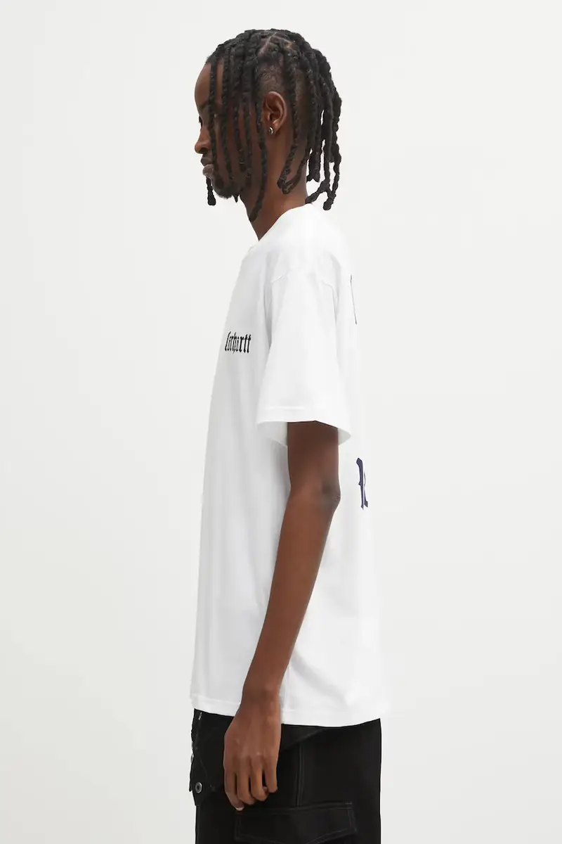 Carhartt WIP T-shirt Uomo Bianco 2520687 miniatura 2