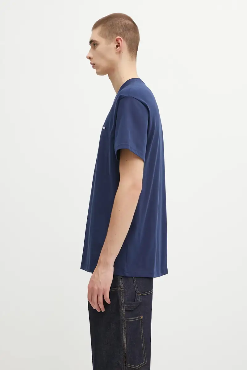 Carhartt WIP T-shirt Uomo Blu 2886718 miniatura 2