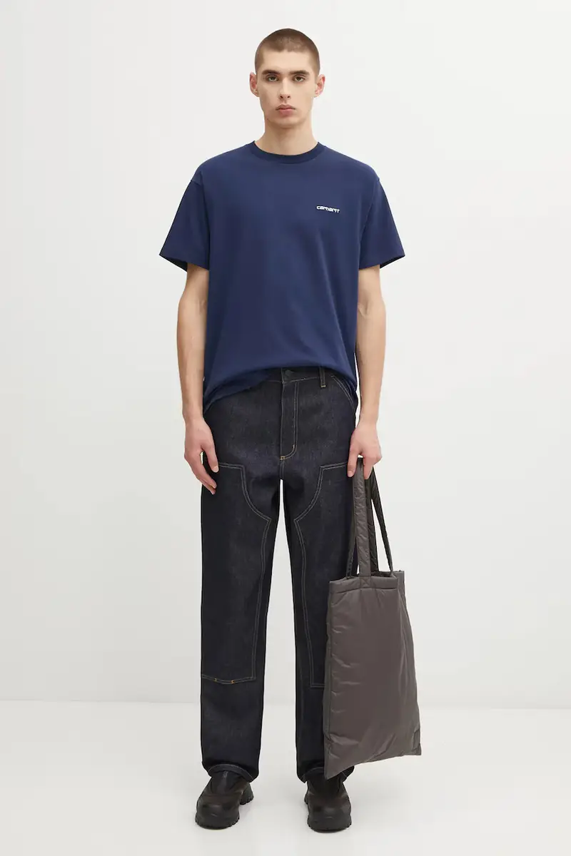 Carhartt WIP T-shirt Uomo Blu 2886718 miniatura 5
