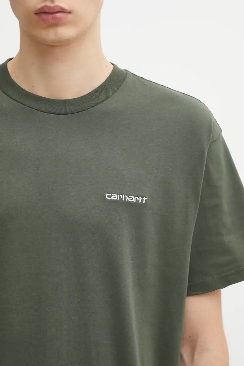 Carhartt WIP T-shirt Uomo Verde 2886853 miniatura 4
