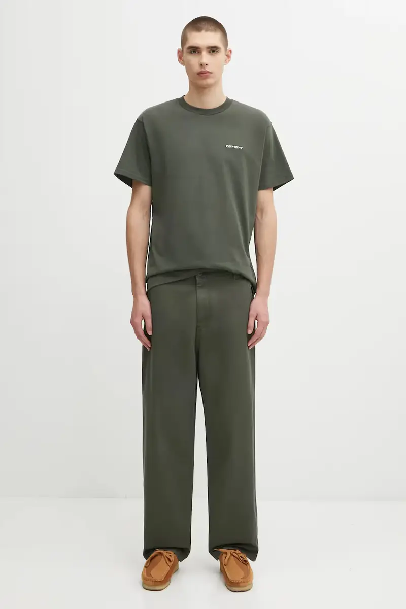 Carhartt WIP T-shirt Uomo Verde 2886853 miniatura 5