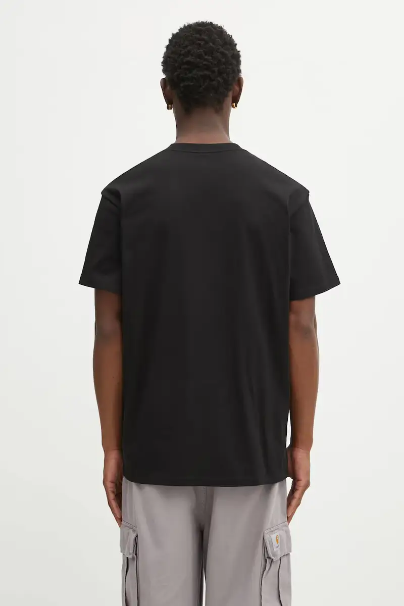 Carhartt WIP T-shirt Uomo Nero 3528127 miniatura 3