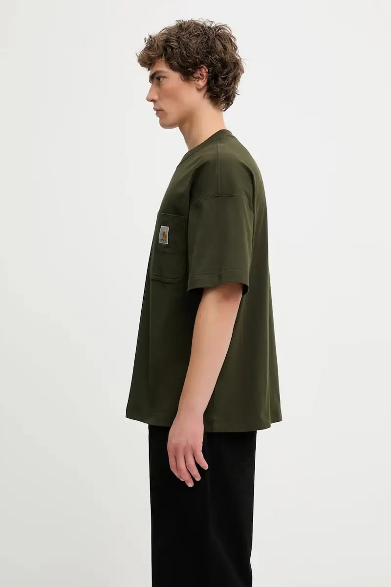 Carhartt WIP T-shirt Uomo Verde 2734168 miniatura 2