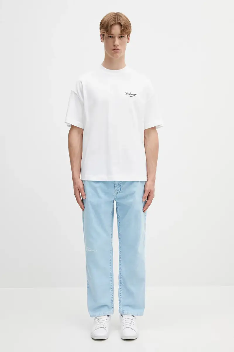 Carhartt WIP T-shirt Uomo Bianco 3484363 miniatura 5