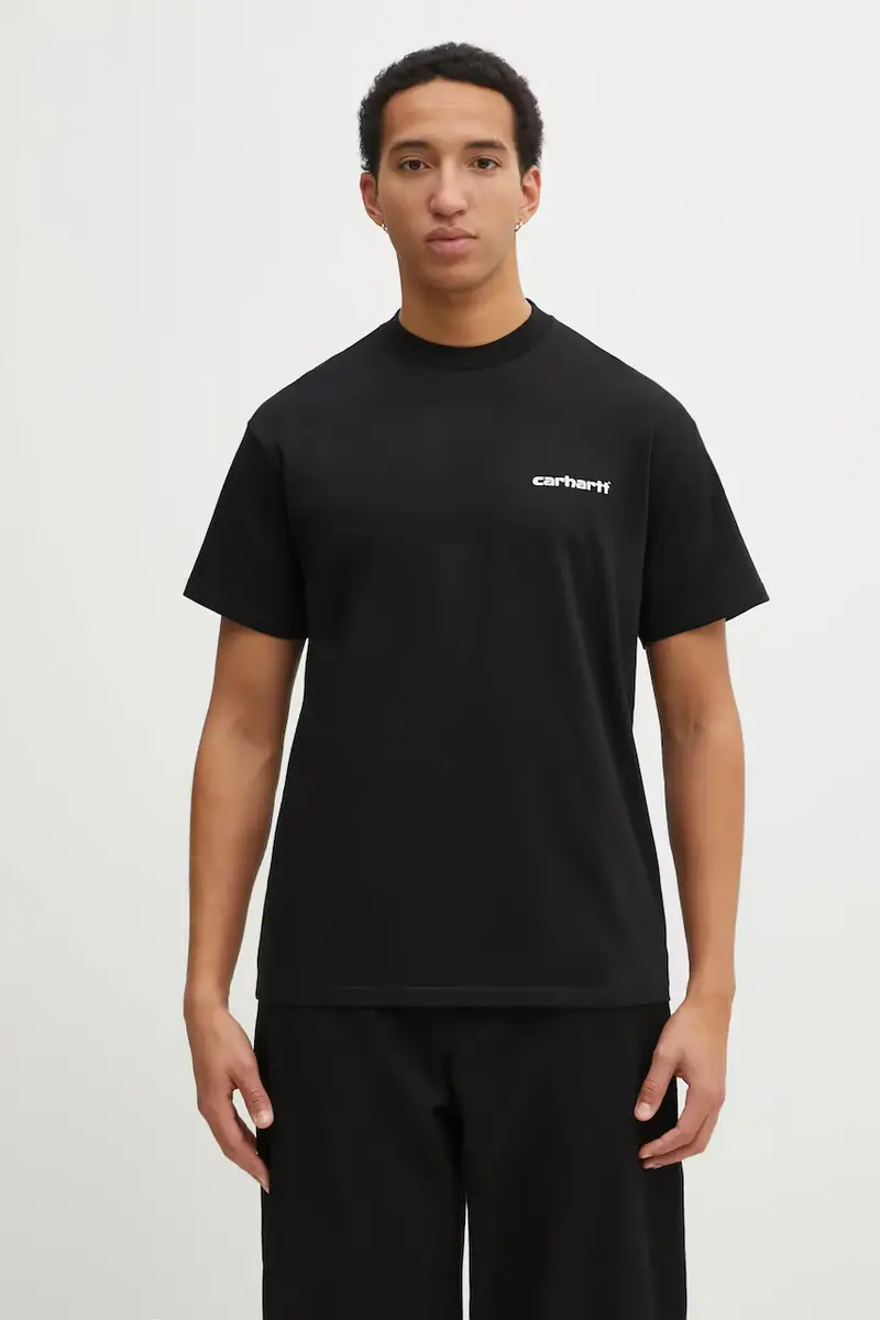 Carhartt WIP T-shirt Uomo Nero 3876793 miniatura 3