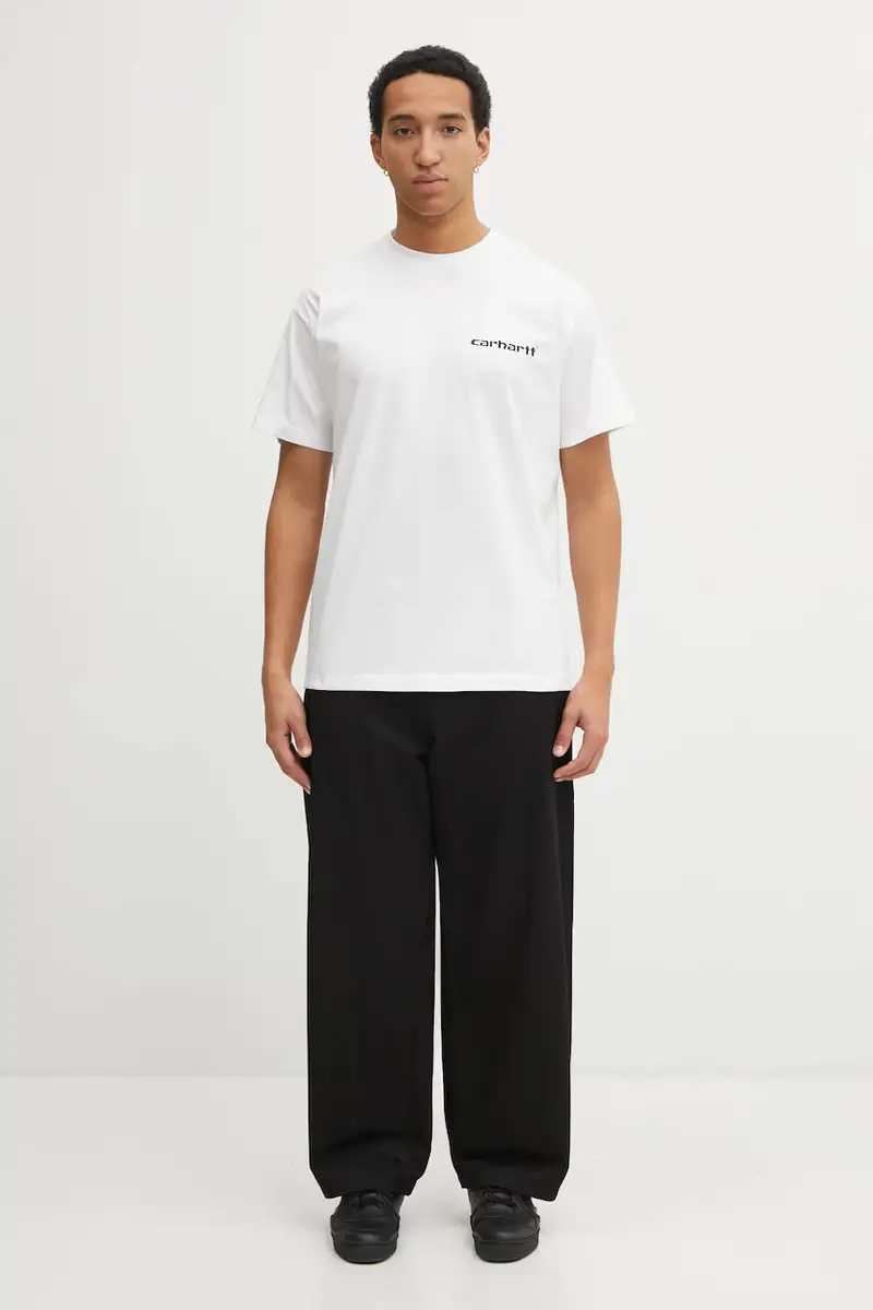 Carhartt WIP T-shirt Uomo Bianco 3876762 miniatura 5