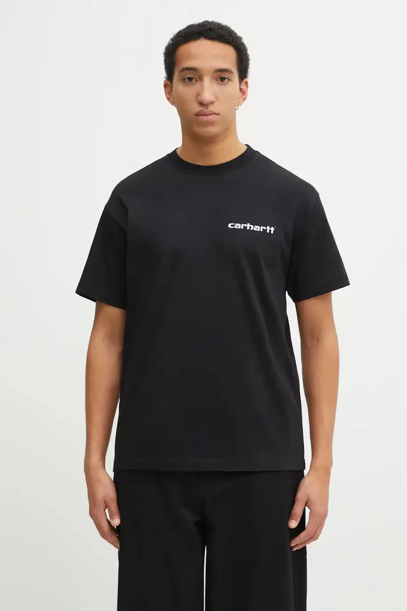 Carhartt WIP T-shirt Uomo Nero 3876794 miniatura 3