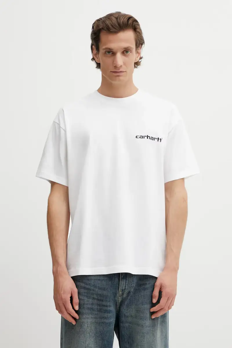 Carhartt WIP T-shirt Bianco 3966501 miniatura 3