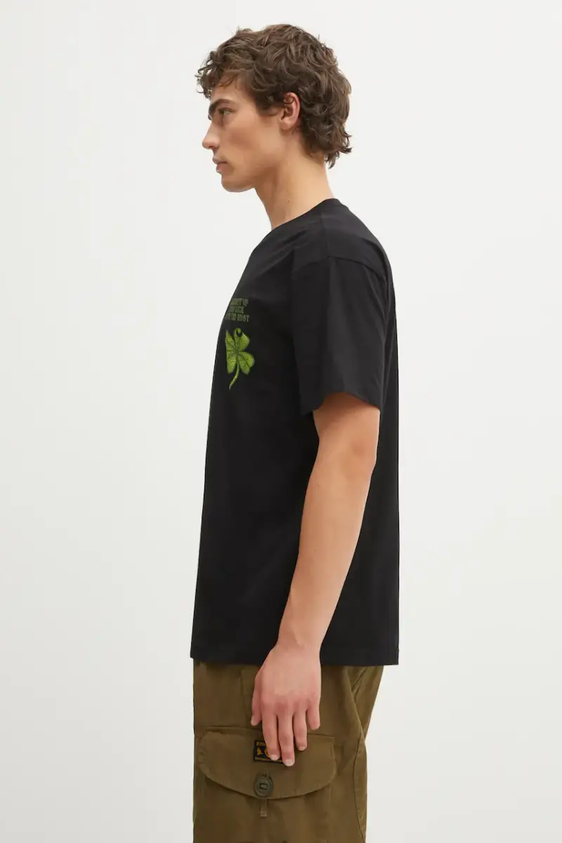 Carhartt WIP T-shirt Uomo Nero 3913760 miniatura 2
