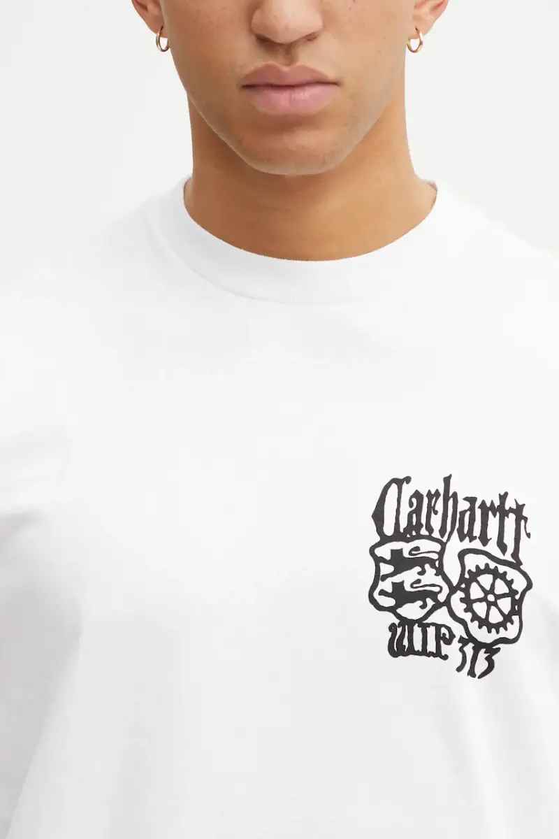 Carhartt WIP T-shirt Uomo Bianco 3876760 miniatura 4
