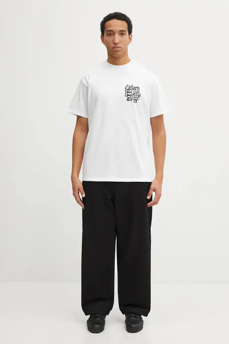 Carhartt WIP T-shirt Uomo Bianco 3876760 miniatura 5