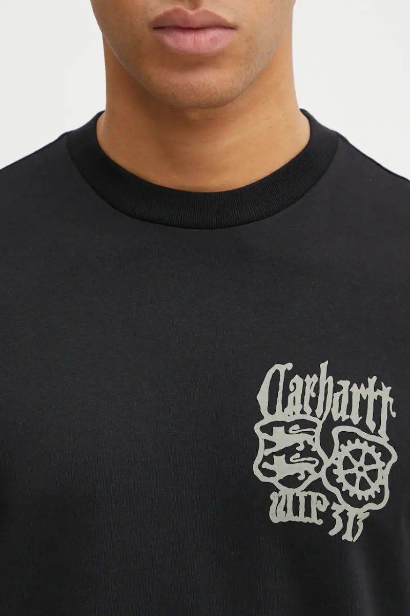 Carhartt WIP T-shirt Uomo Nero 3876788 miniatura 4