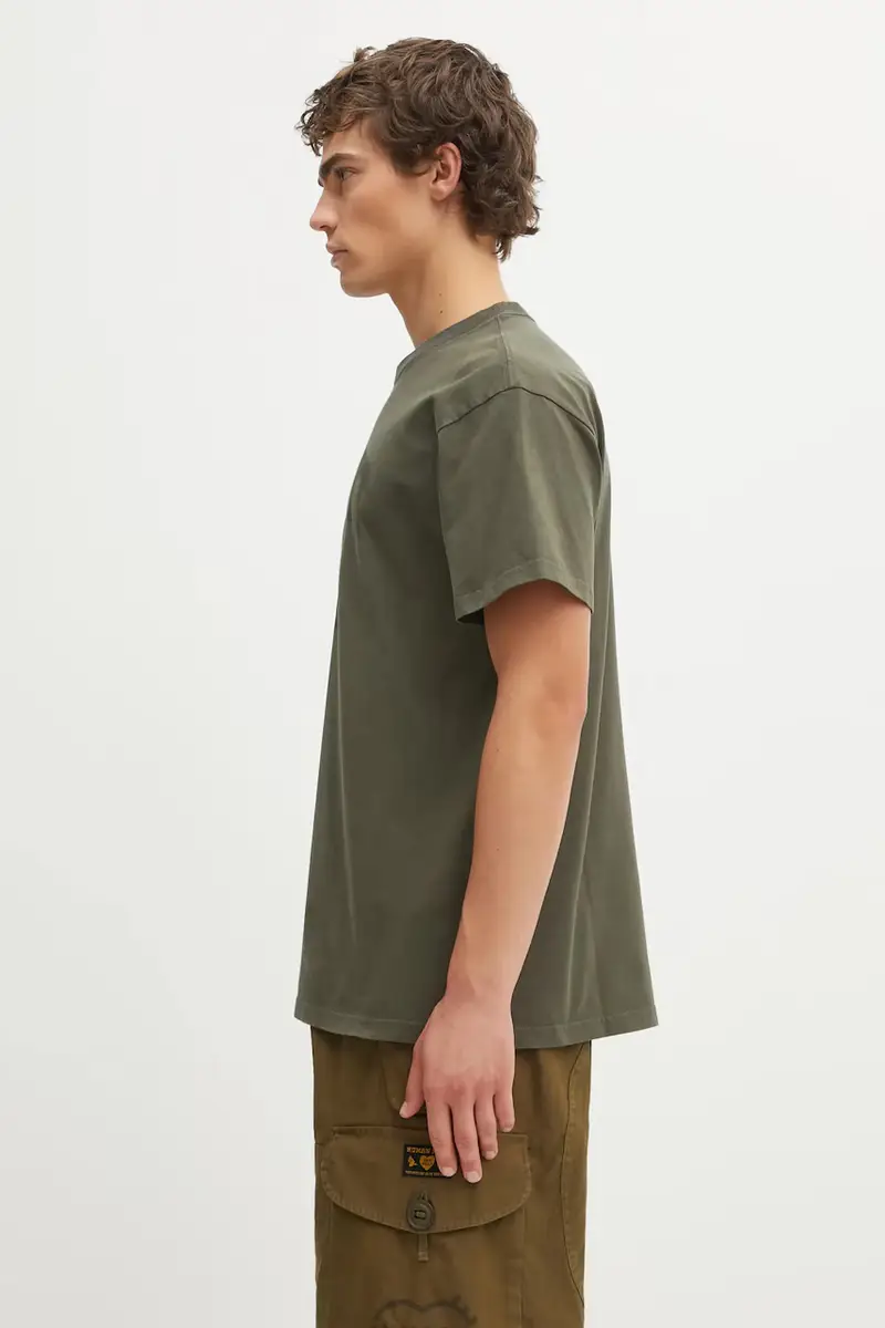 Carhartt WIP T-shirt Uomo Verde 3913791 miniatura 2