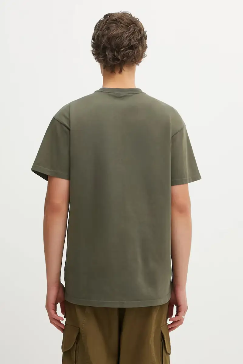 Carhartt WIP T-shirt Uomo Verde 3913791 miniatura 3