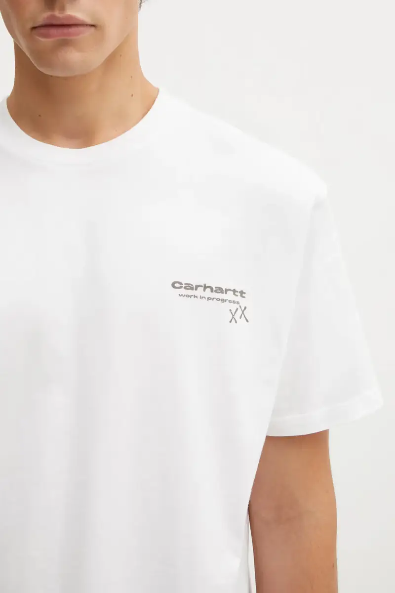 Carhartt WIP T-shirt Uomo Bianco 3913711 miniatura 4